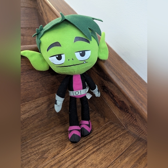 Teen Titans Go Beast Boy 10” Plush Toy Factory Cartoon Network. - Picture 8 of 9